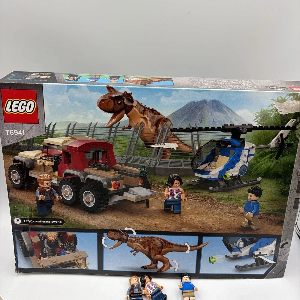 Lego Jurassic World - Carnotaurus Dinosaur Chase Set #76941 - Half Built